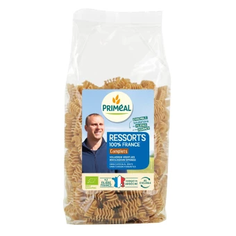 Pâtes Ressorts Complets BIO - 500g - Priméal