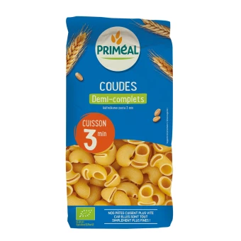 Coudes Demi-Complets Cuisson Rapide - 500g - Priméal