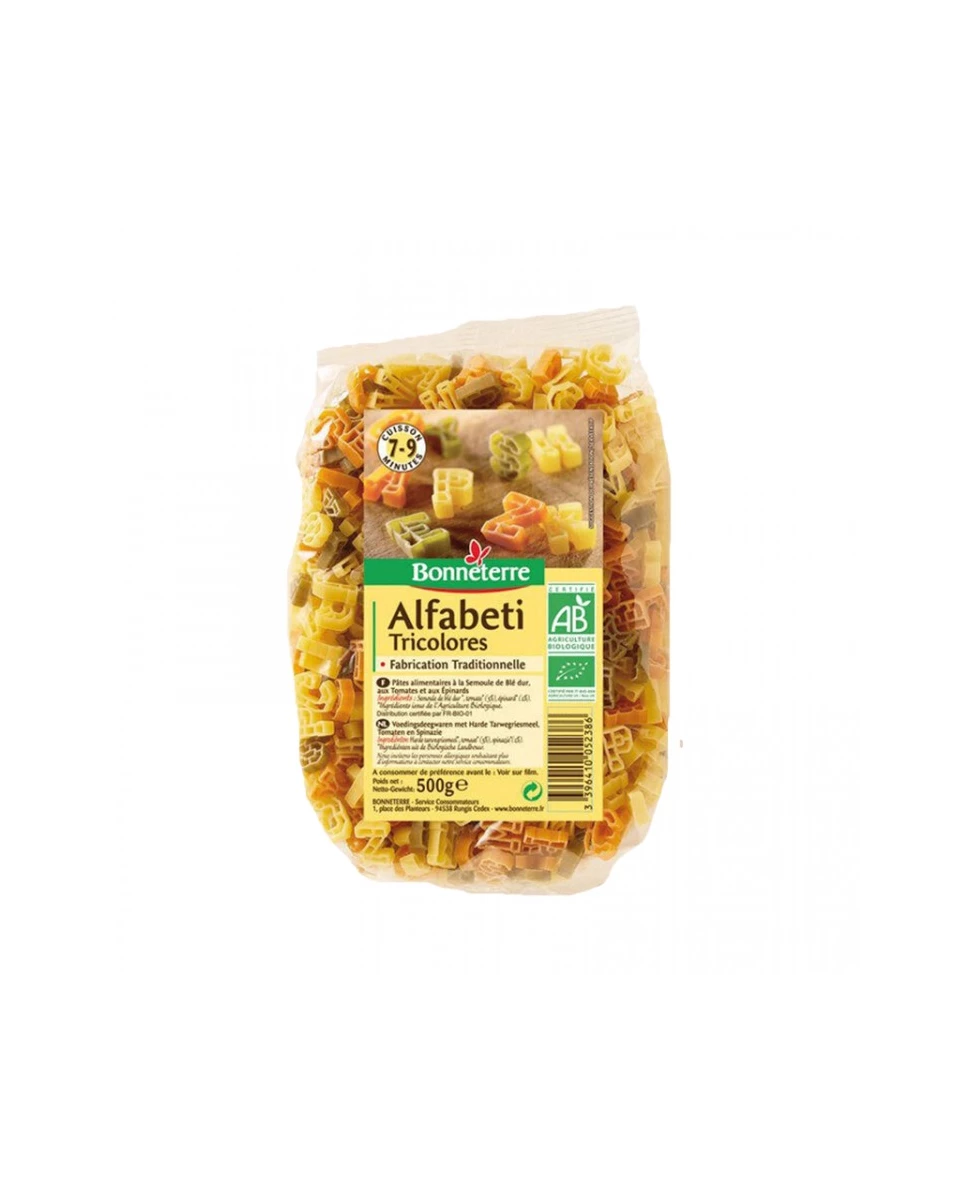 Alfabeti Tricolores - 500g – Bonneterre