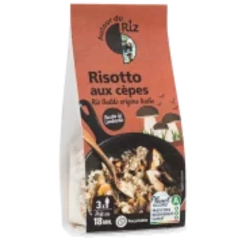 Risotto aux Cèpes Bio – 250 g – Autour du Riz