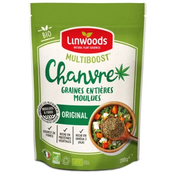 Graines de Chanvre Moulues Bio - 200g – Linwoods