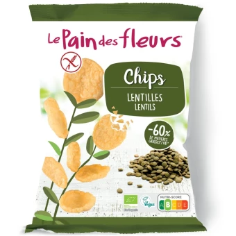 Chips Bio aux Lentilles – 50g – Le Pain des Fleurs