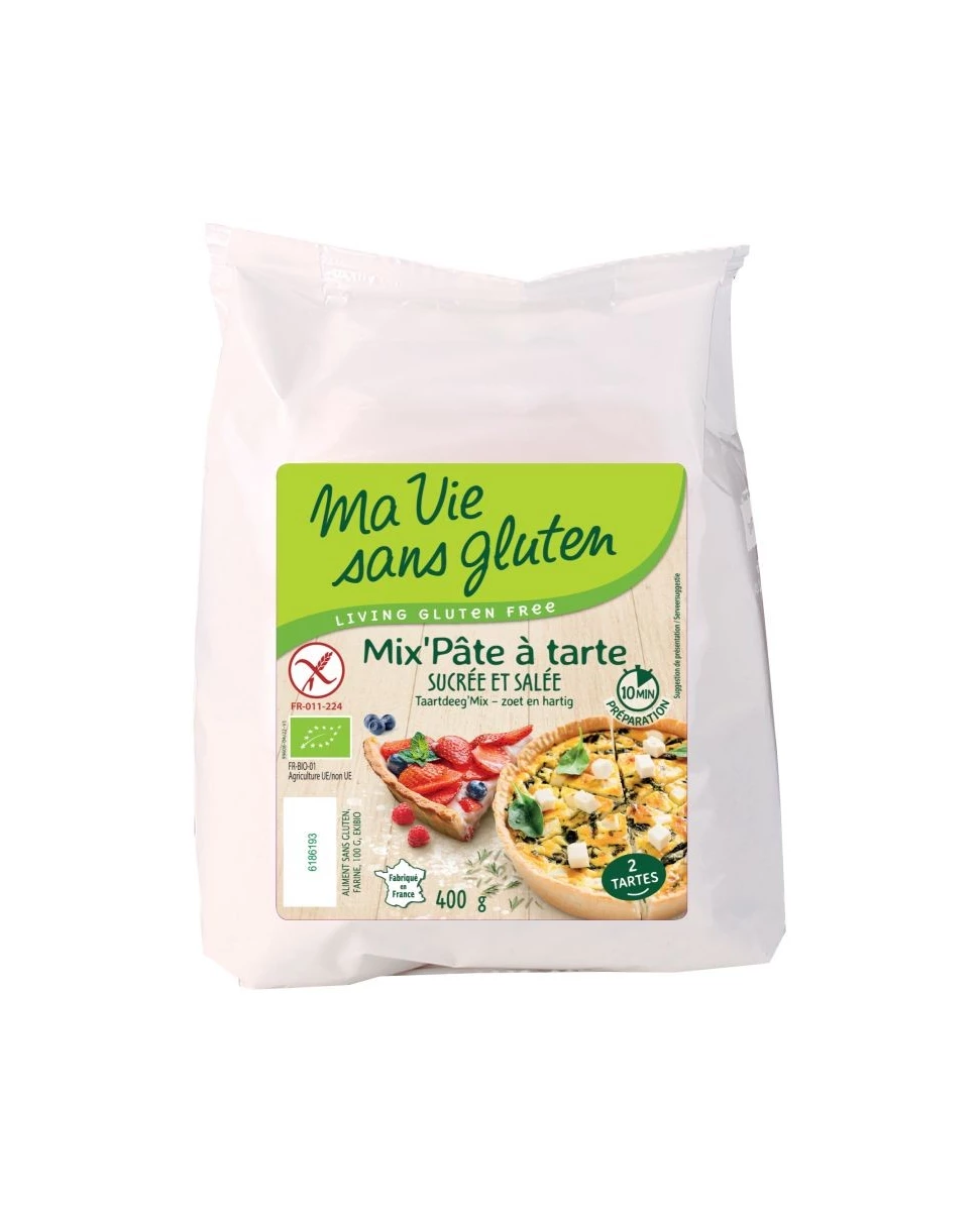 Mix' Pâte à Tarte Sans Gluten – 400g – Ma Vie Sans Gluten
