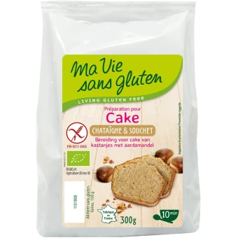 Préparation pour Cake Châtaigne & Souchet Bio – 500g – Ma Vie Sans Gluten