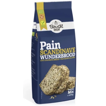 Préparation pour Pain Scandinave Sans Gluten – 600g – Bauckhof