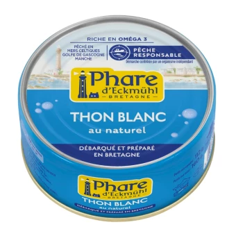 Thon Blanc au Naturel – 160g – Phare d’Eckmühl