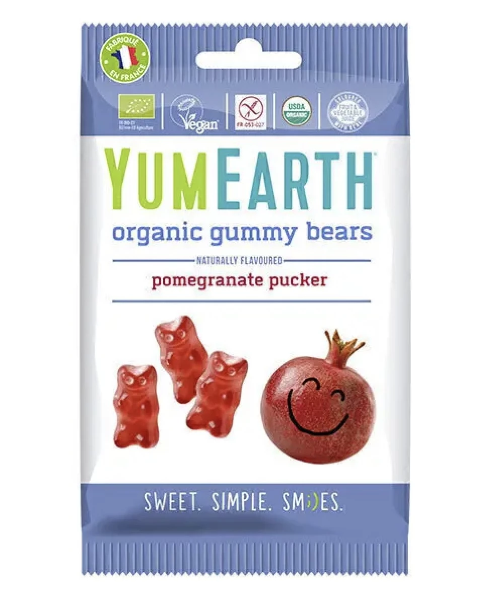 Bonbons Oursons Grenade Vegan – 50g – YumEarth