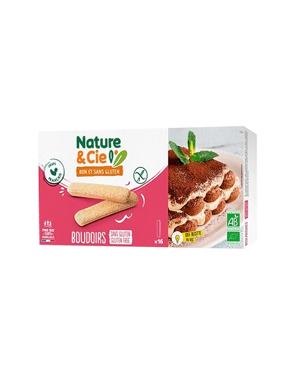 Boudoirs Bio Sans Gluten – 140g – Nature & Cie