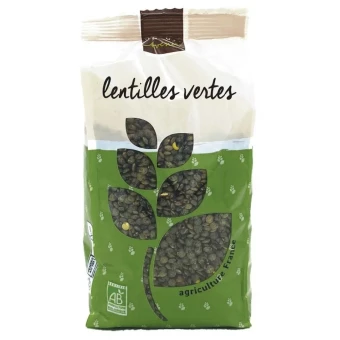Lentilles Vertes – 500g – Natur’Avenir