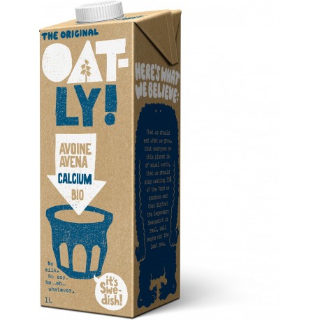 Boisson végétale Avoine Calcium Bio 1L-OATLY