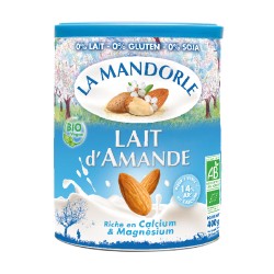 Boisson végétale Instantanée Bio Lait d'Amande 400g-La Mandorle