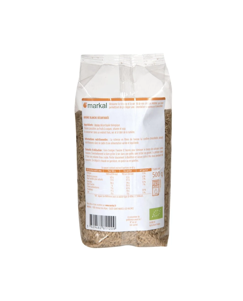 Avoine Décortiquée 500g-Markal