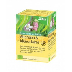 Attention & Idée Claires aux Fleurs de Bach - 15 Infusettes - Salus