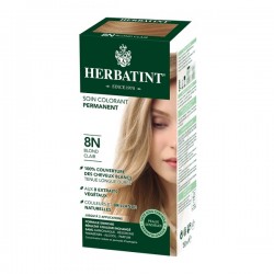 Coloration Cheveux Naturelle 8N Blond Clair - 150ml - Herbatint