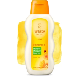 Huile de Massage Douceur au Calendula 200ml-Weleda