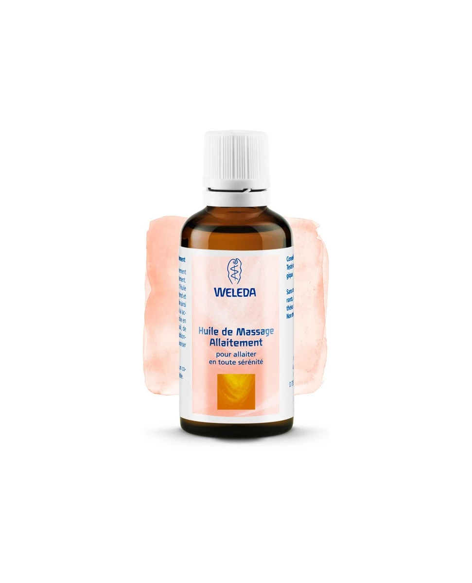 Huile de Massage Allaitement 50ml-Weleda
