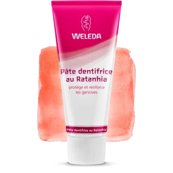 Pâte dentifrice au Ratanhia 75ml-Weleda