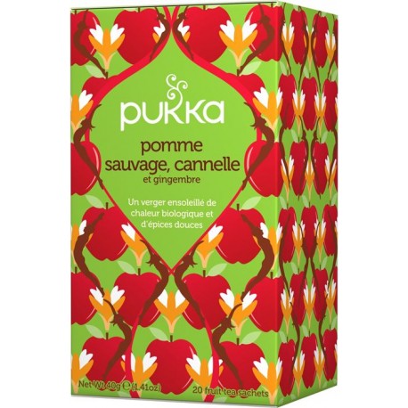 Pomme sauvage, Cannelle et Gingembre 40g-Pukka
