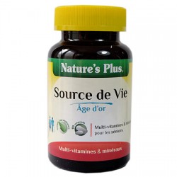 Source de Vie Âge d'Or - 90 Comprimés - Nature's Plus