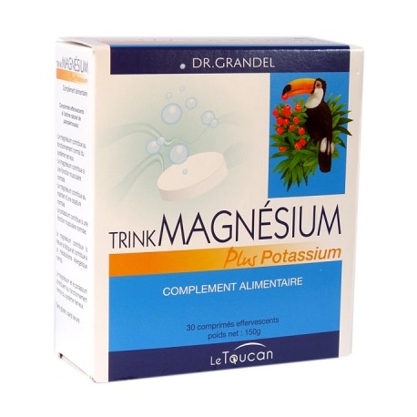 Trink Magnésium - 30+6 Comprimés -Dr Grandel Le toucan