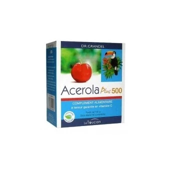 Acerola Plus 500 - 32 Comprimés -Dr Grandel Le toucan
