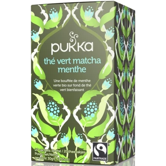 Thé Vert Matcha Menthe 30g-Pukka