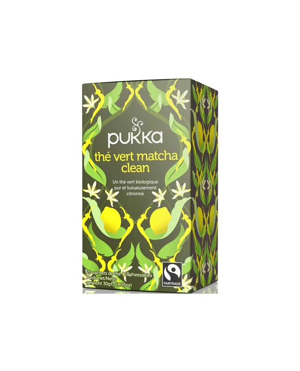 Thé Vert Matcha Clean 30g-Pukka