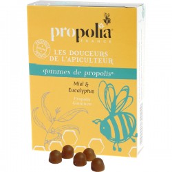 Gommes de Propolis Miel et Eucalyptus - 45g - Propolia