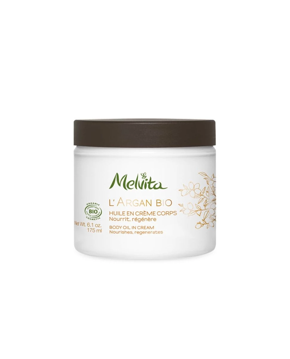 Huile en Crème Corps L'Argan Bio 175mL-Melvita