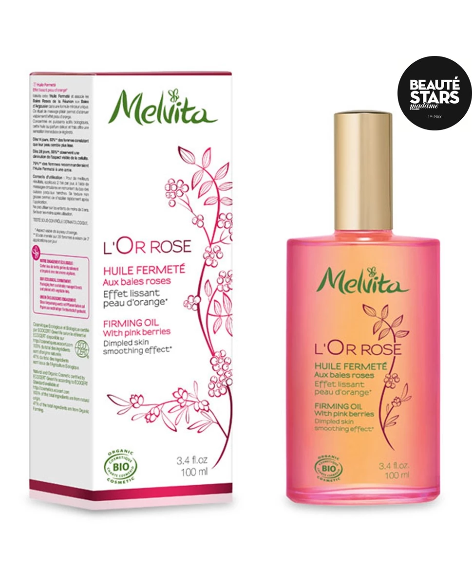 Huile Fermeté L'Or Rose 100mL - Melvita