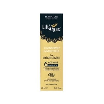 La Crème Légère Divinissime Immortelle 50mL - Lift'Argan