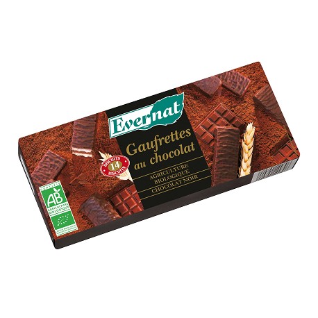 Gaufrettes Bio au Chocolat 100g-Evernat