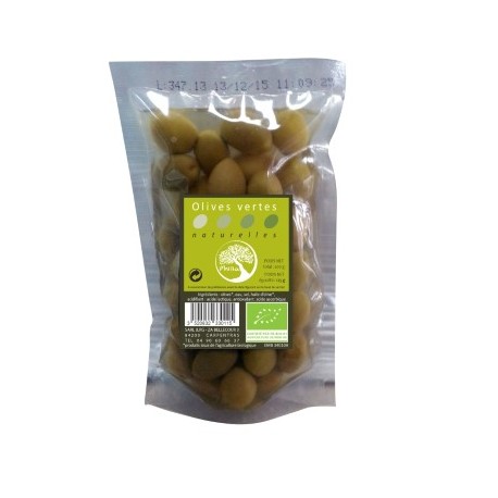 Olives vertes dénoyautées 650g-Philia