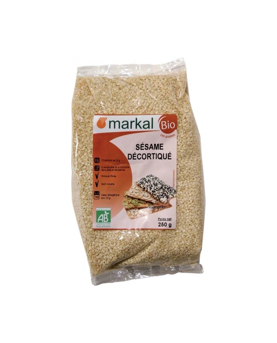 Sésame Blond Décortiqué 250g-Markal