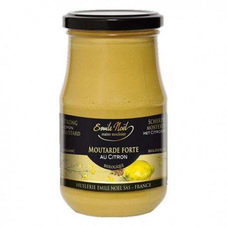 Moutarde Forte au Citron Emile Noel, 350g