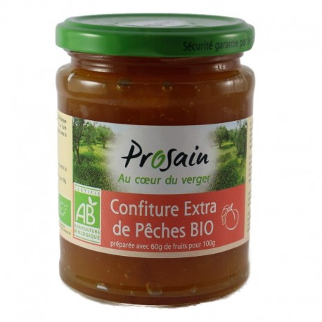 Confiture extra Pêches 350g-Maison ProSain