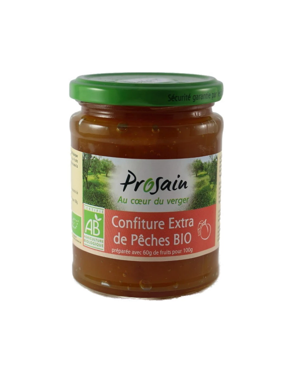 Confiture extra Pêches 350g-Maison ProSain