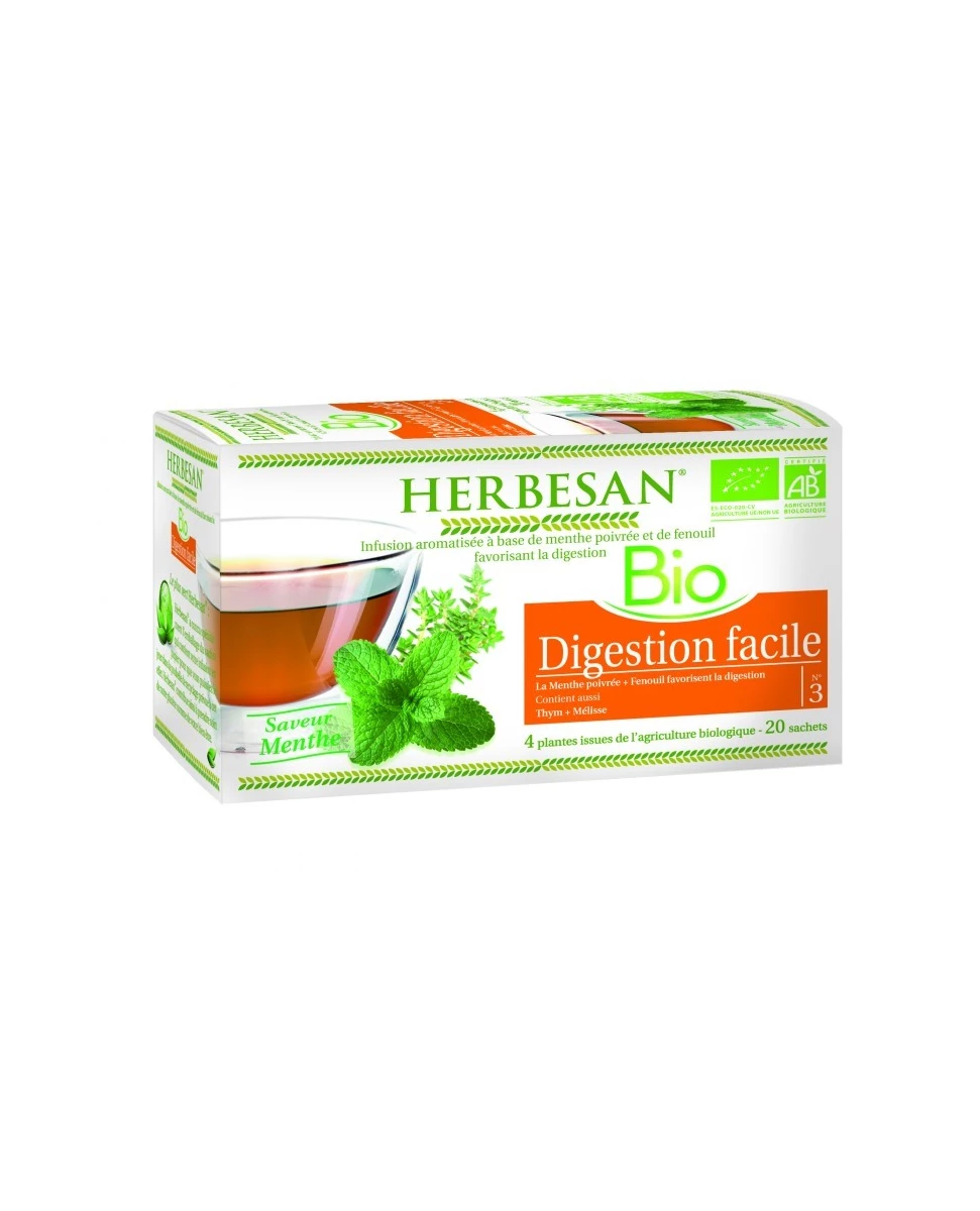 Infusion Digestion Facile- 20 Sachets - Herbesan