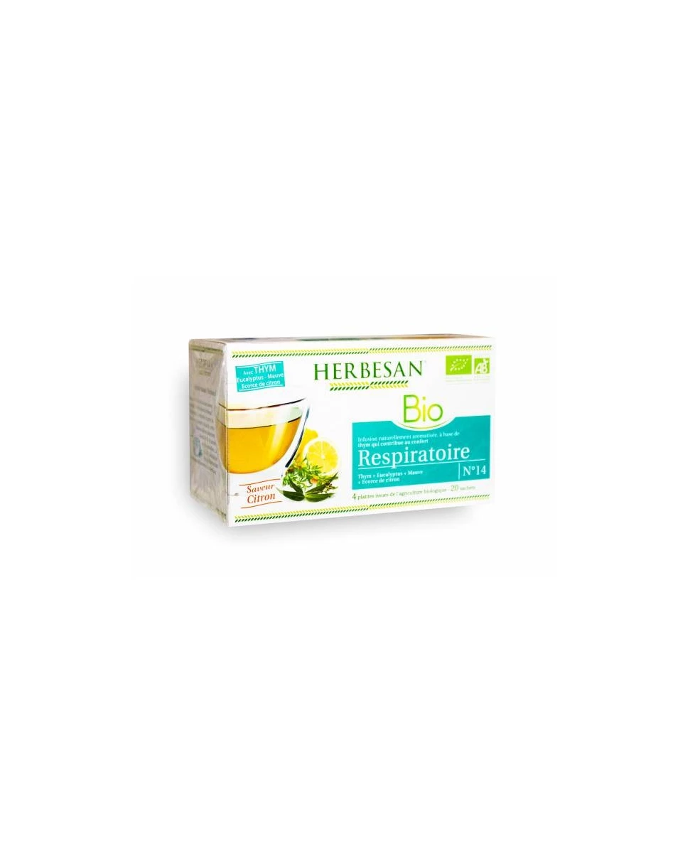 Infusion Respiratoire- 20 Sachets - Herbesan