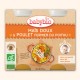 Mais Doux & Poulet Fermier du Poitou - 2 x 200g - Babybio