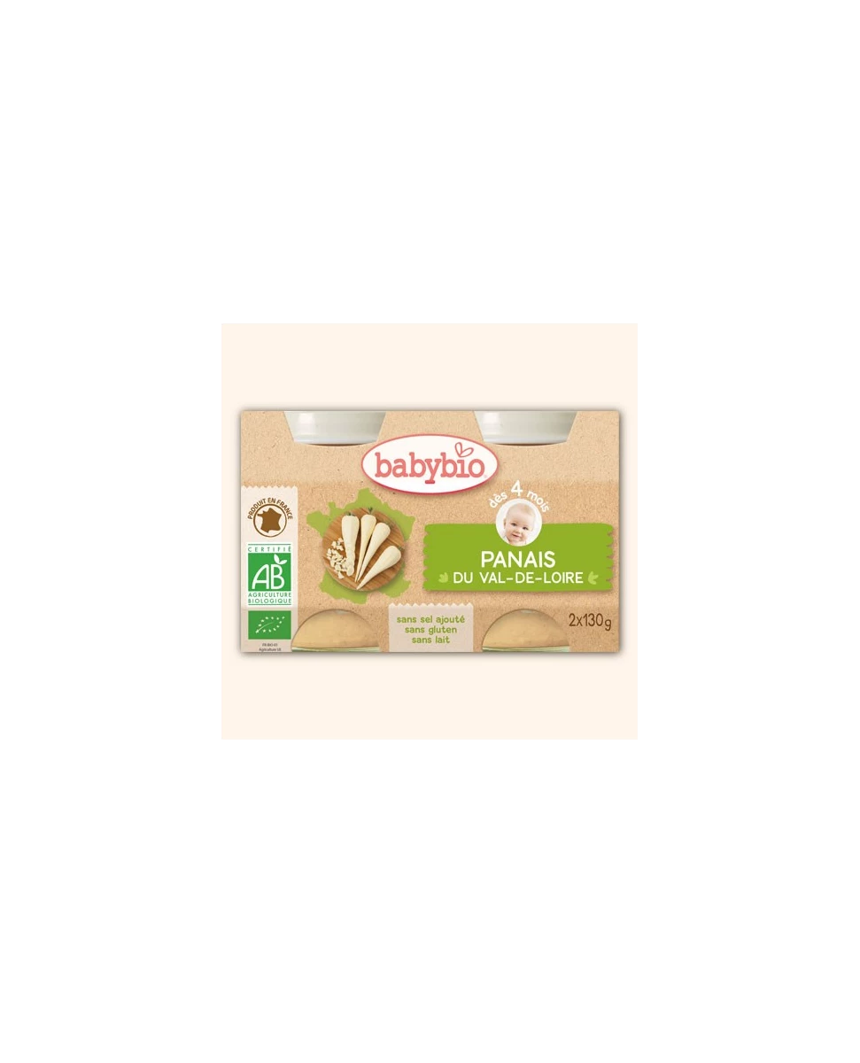 Petit Pot Légumes Panais du Val de Loire - 2 x 130g - Babybio