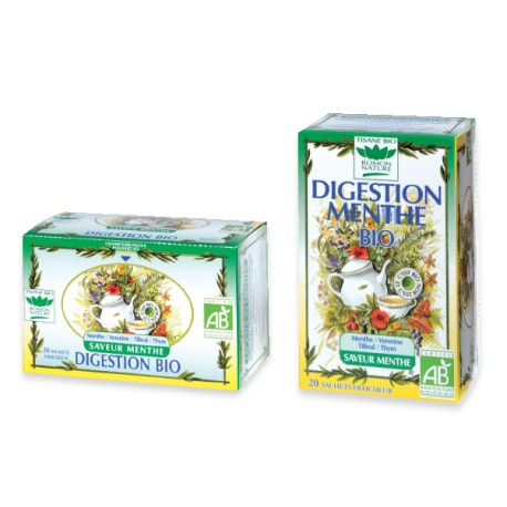 Tisane Digestion Menthe - 20 Sachets - Romon nature