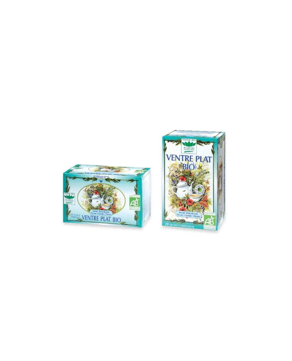 Tisane Bio Ventre Plat - 20 Sachets - Romon nature