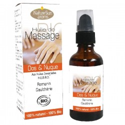 Huile de Massage Bio Dos et Nuque - 50ml - NatureSun Aroms