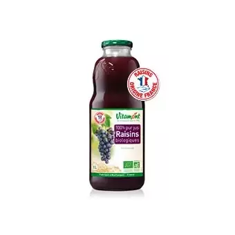 Jus de Raisin Bio 1L-Vitamont