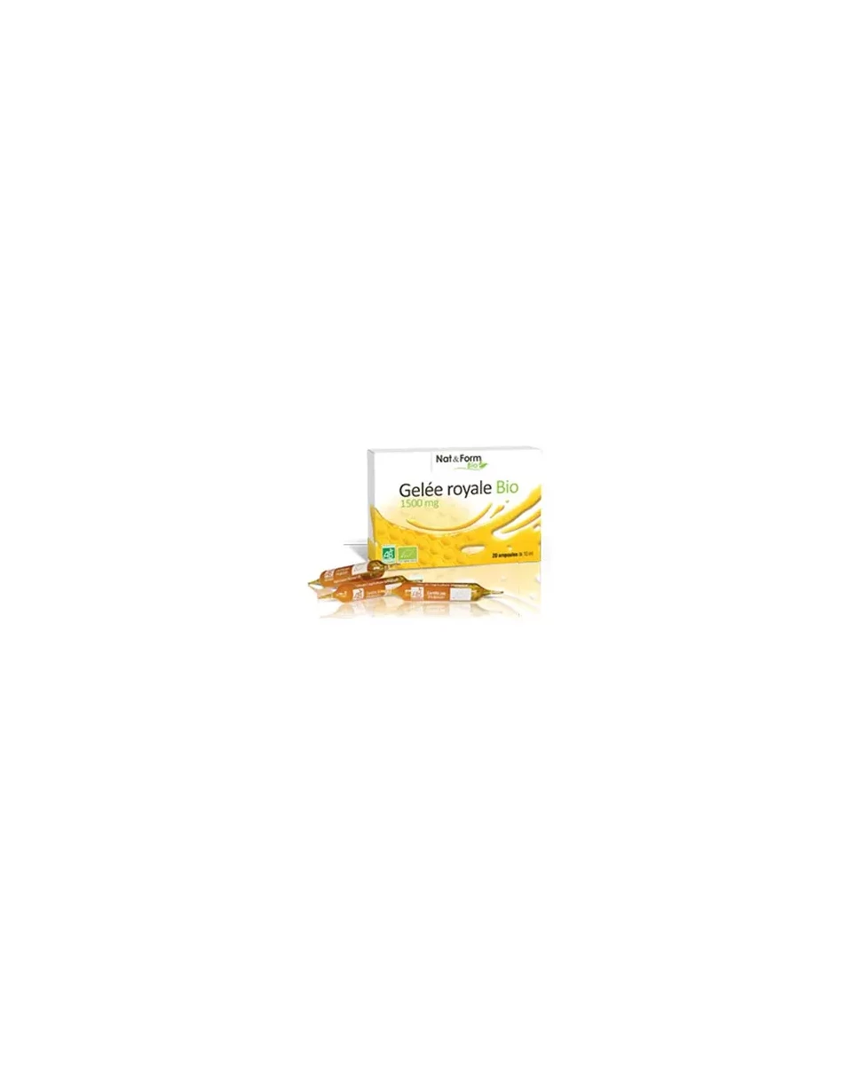 Gelée Royale Bio - 20 Ampoules - Nat & Form