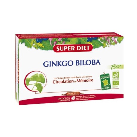 Ginkgo Biloba - Ampoules 15ml - SuperDiet