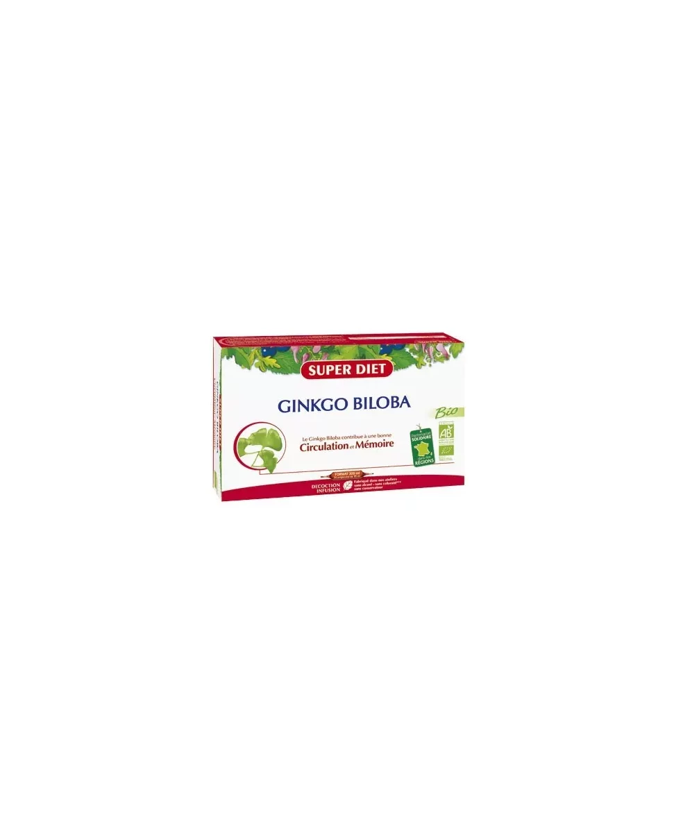 Ginkgo Biloba - Ampoules 15ml - SuperDiet
