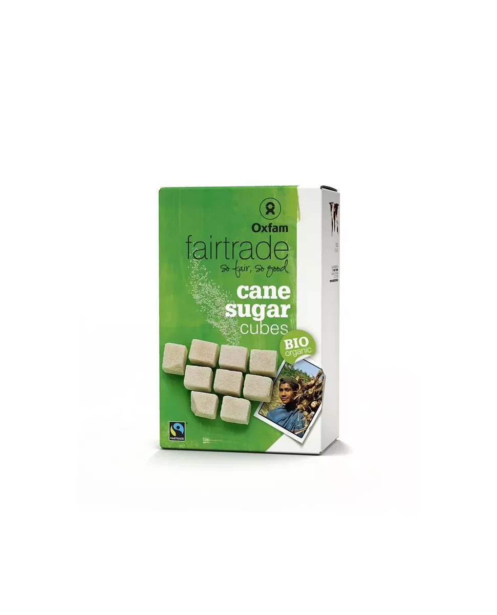 Sucre de Canne Non Raffiné - Morceaux - 500g - Oxfam