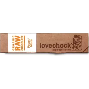 Barre de Chocolat Cru Pecan/Maca - 40g - Lovechock